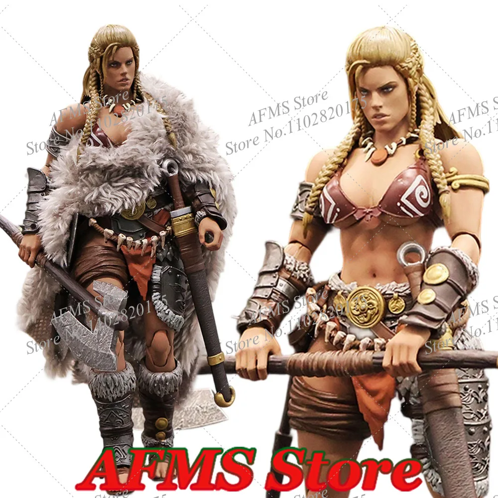 

Xesray 1/12 Scale Collectible Figure Combatants Gold Hildr Fight For Glory Wilderness Warrior 6Inch Action Figure Women Soldier
