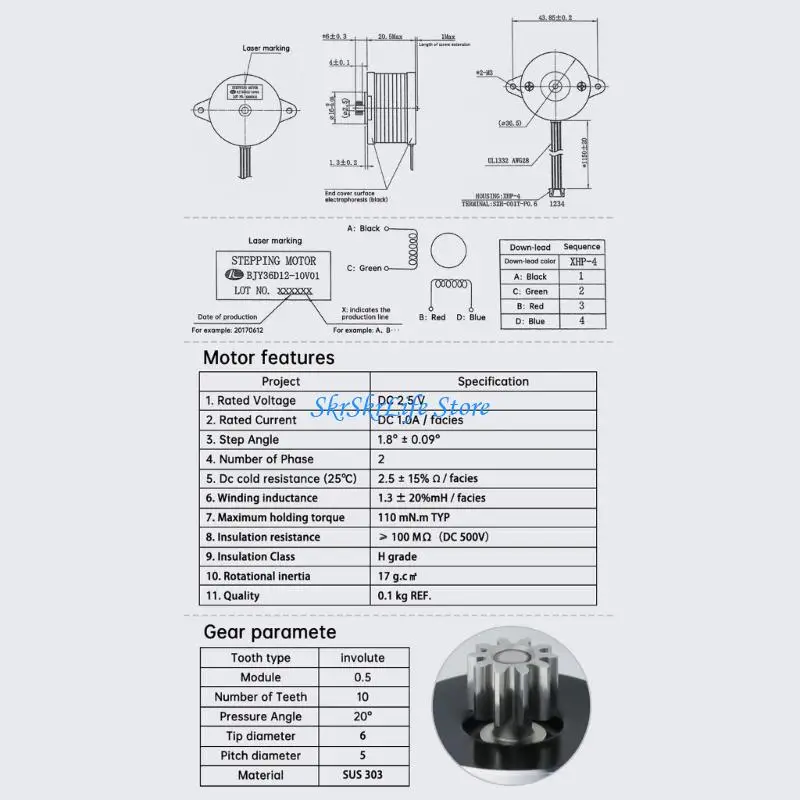 

E65E HGX All Metal Extruder Hardened Steel Double Gears Reduction Gear Universal