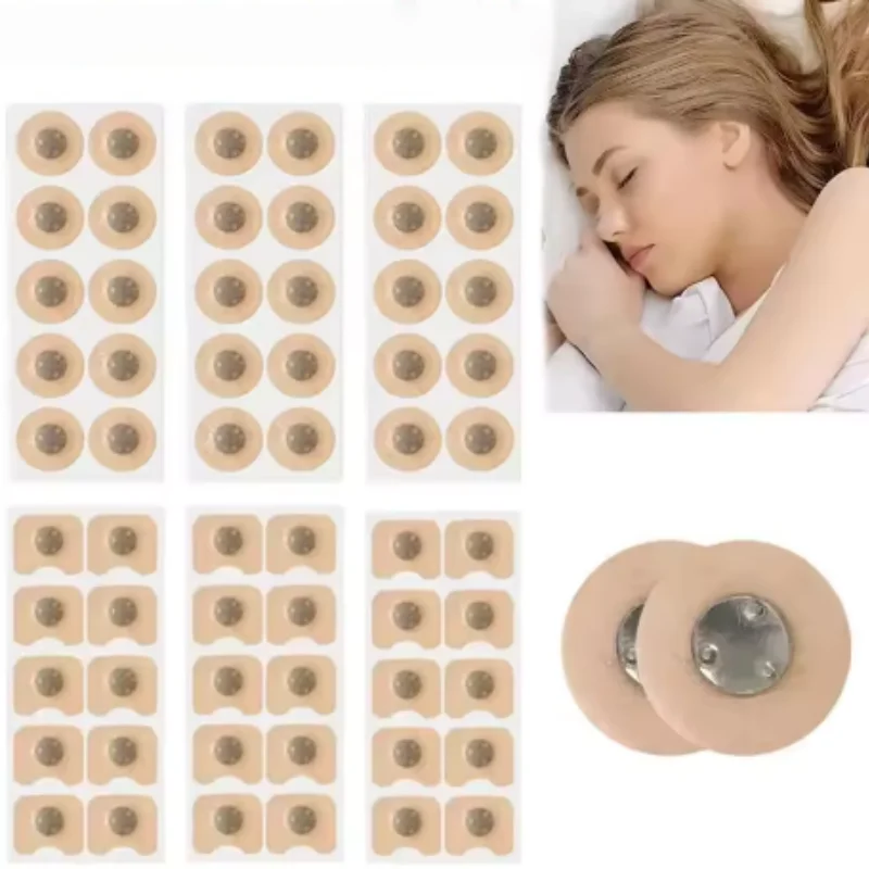 

10/30/50/80/100pcs Nasal Strips Magnetic Nose Patches Nose Breathe Strips Suction Iron Sleep Increase Air Anti Snoring Tool