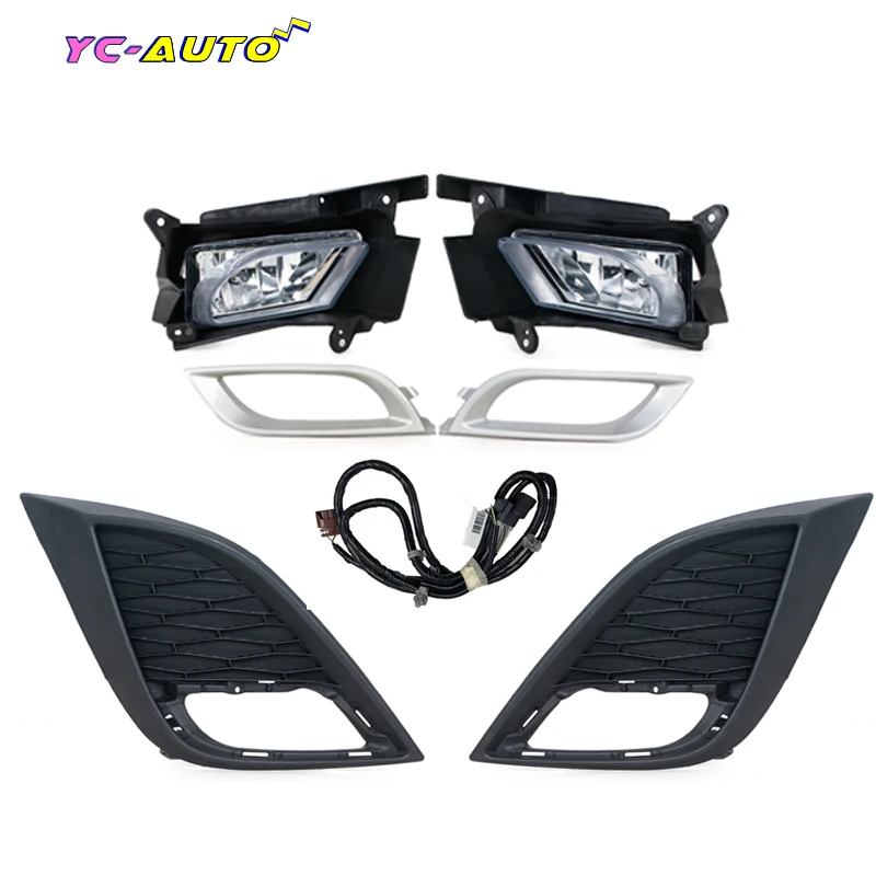 

For Mazda 3 BL 2008-2013 Front Bumper Fog Lamp Headlight Chrome Fog Lamp Cover Grill Bezel Frame Car Accessories