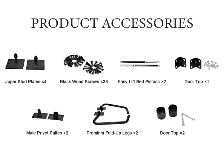 Wholesale Rotating Horizontal Roomtec Sofa King Hidden Queen Size Wall Hardware Kit Springs Mechanism Murphy Bed DIY Kit