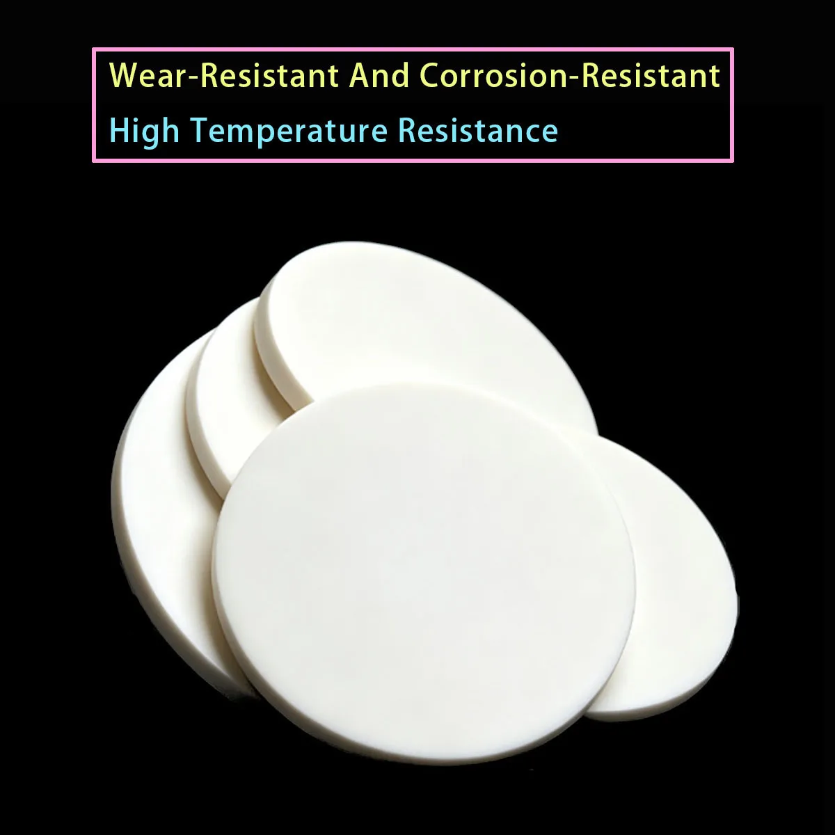 99 Alumina Ceramic Disc with A Thickness of 0.5-1mm, Heat-resistant Substrate, Heat-insulating Fins, and Corundum Disc