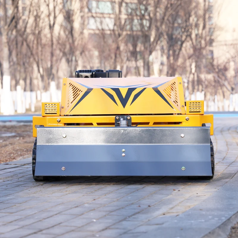 

Customized AIWEIYA AWY-550s Industrial Grade Farm Flail Mower Snow pusher 4-Stroke Self-Propelled Crawler Mulching