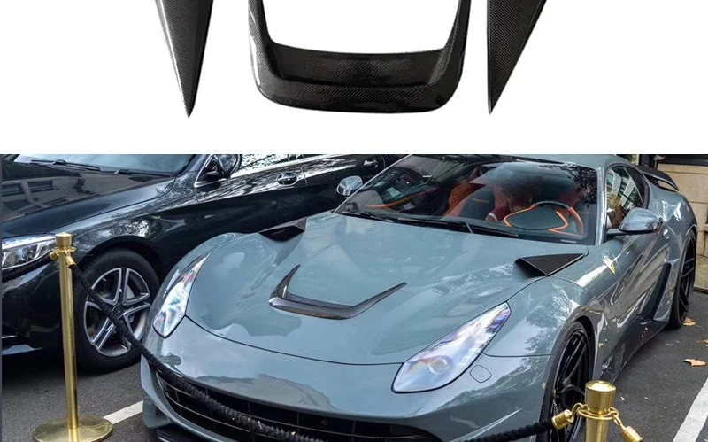 

Suitable for Ferrari F12 Carbon Fiber Hood Trend Modified Hood Decoration Trend Car Parts Exterior