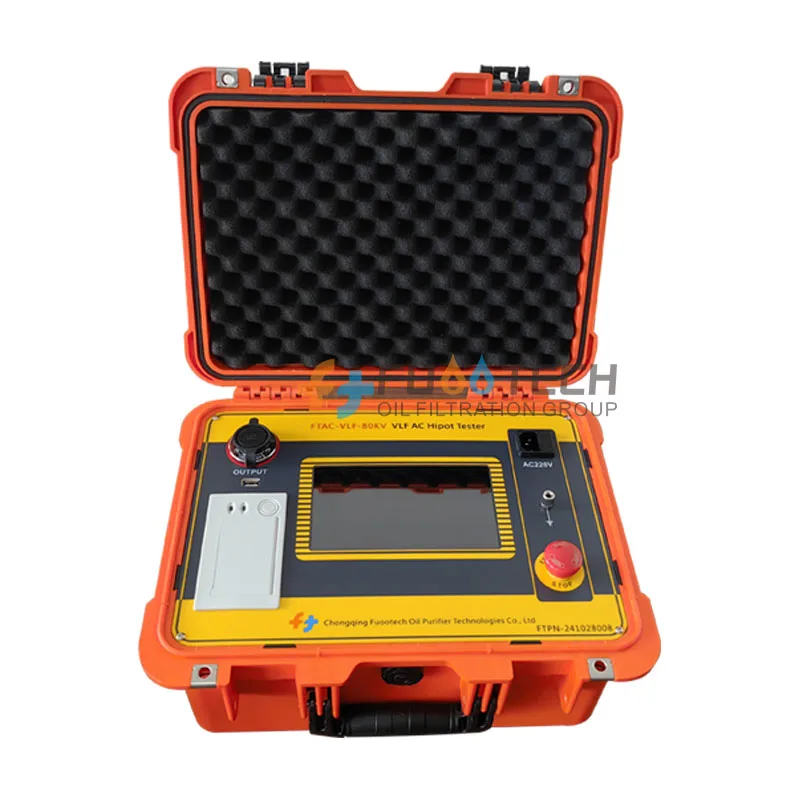 FTAC-VLF-60/1.1  Portable VLF Cable Test Equipment High Voltage AC Hipot Test Kit 60 KV