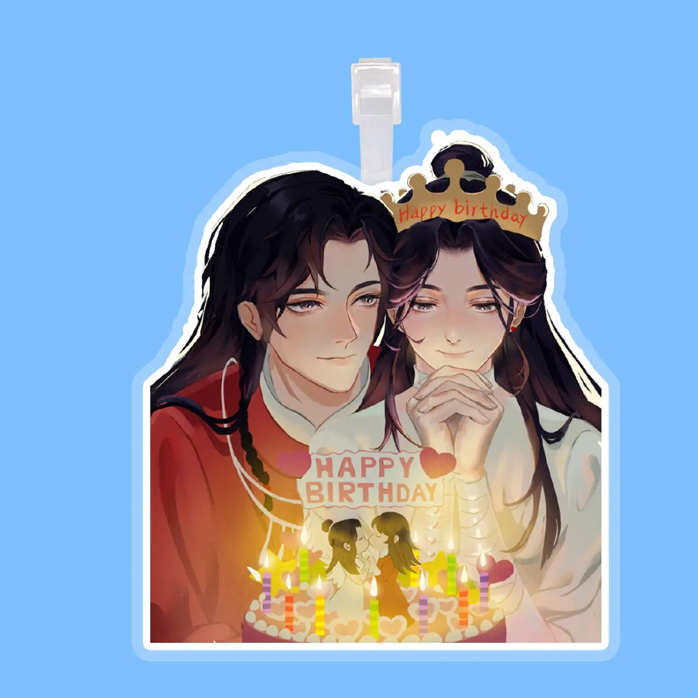 Chinesische Serie TGCF Tian Guan Ci Fu Huacheng Xie Lian Nette MXTX gepäck tag schule tasche anhänger charme geschenk