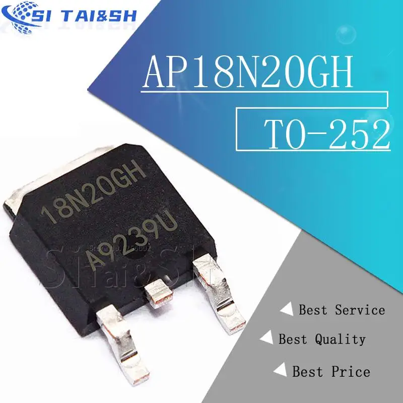 10pcs/lot 18N20GH AP18N20GH 18N20 TO-252 IC Best quality molewei