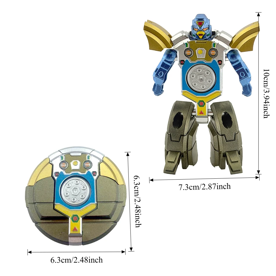 2026New Creative Hand Spinner Toys Antistress Stress Relief Robot Transformation Fidget Spinner Adult Sensory Toys for Kids Gift