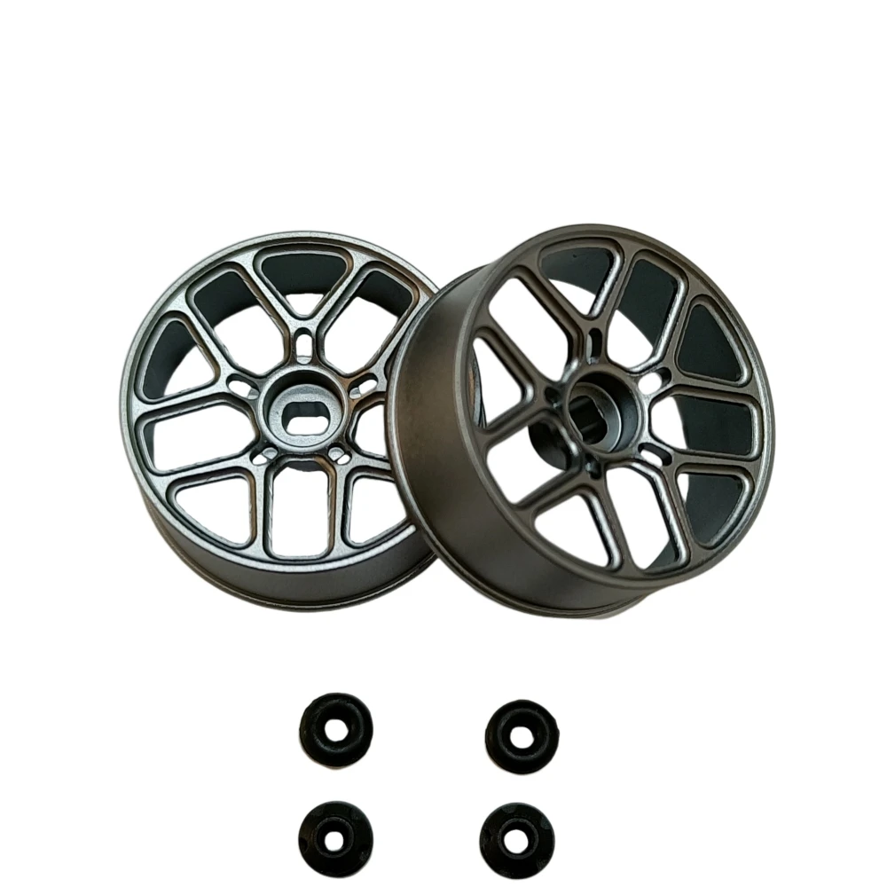 LSD 1/24 22MM Y MINIZ AWD CNC Wheel Grey 2PCS LS Studio