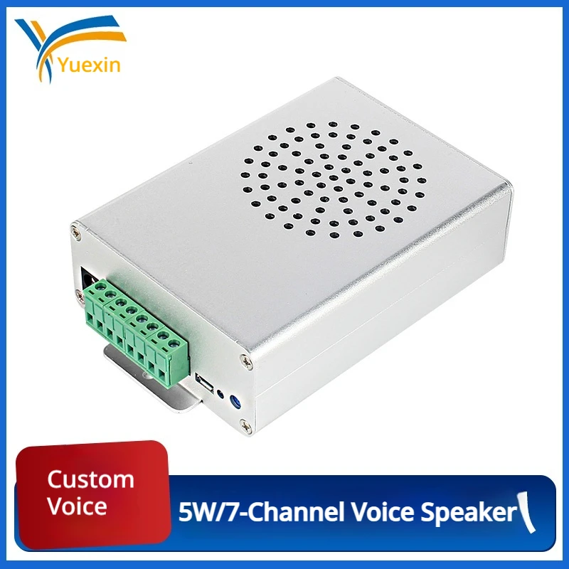 Multi-functional MP3 Speaker with Voice Prompt, Elevator Announcement System Guidance for Public Places,7-Way Trigger ModeYX8315