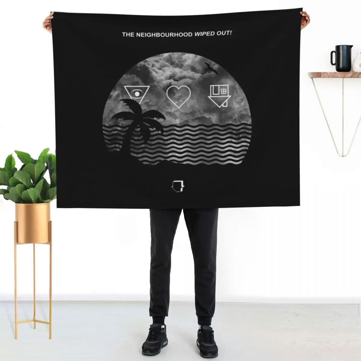 The Neighbourhood-Wiped Throw Blanket warm for winter sofa bed Personalized Gift Designers Comforter Luxury Designer Blankets