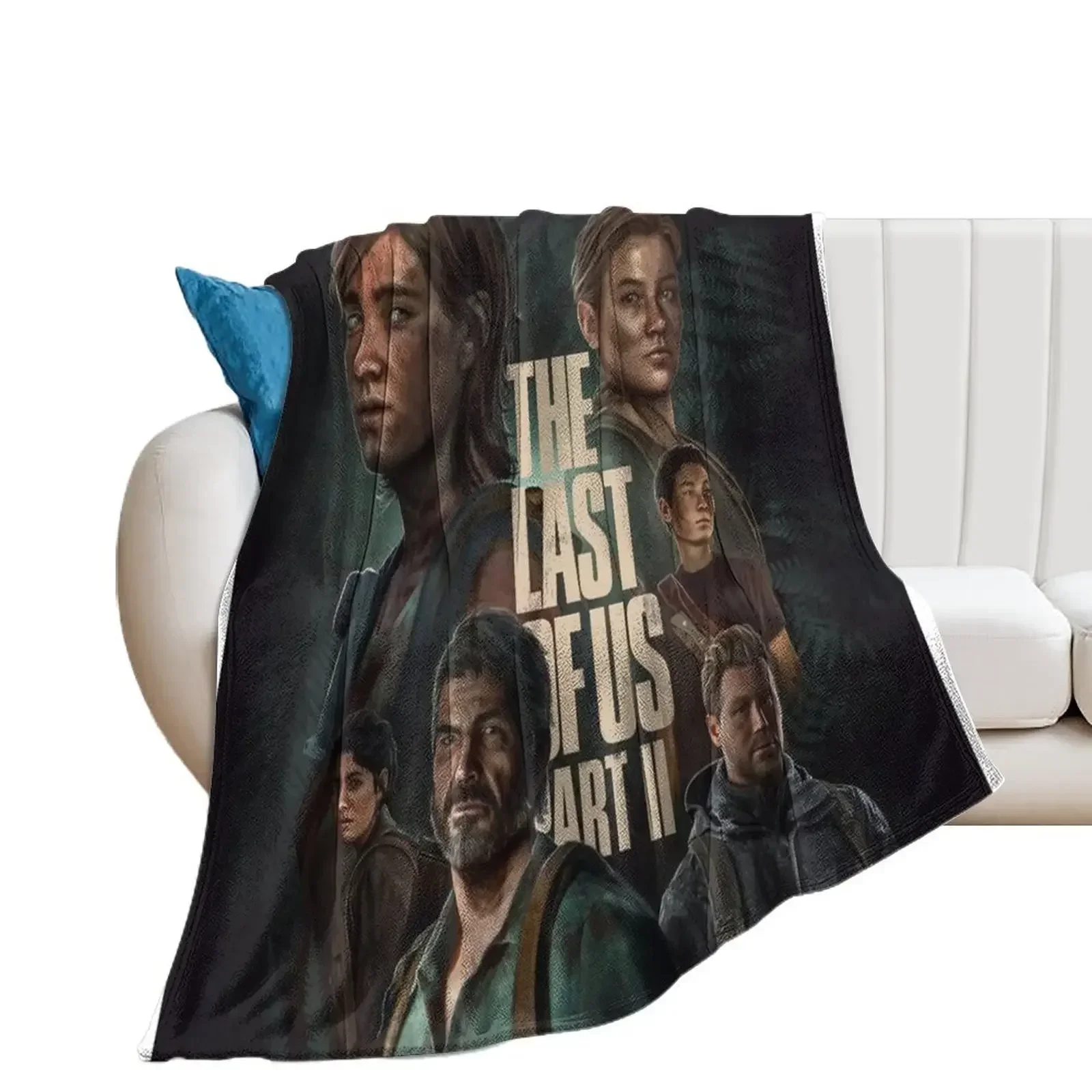 last of us 2 limited edition Throw Blanket Picnic Cute decorative Comforter Blankets