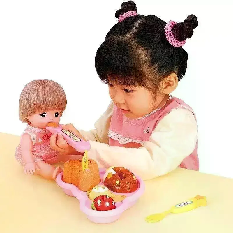 1 Set Early Education Role Play Play House Kids Toy Fun Bear Box Food Feeding Simulated Kitchen Toys Pudding Feeding Kit