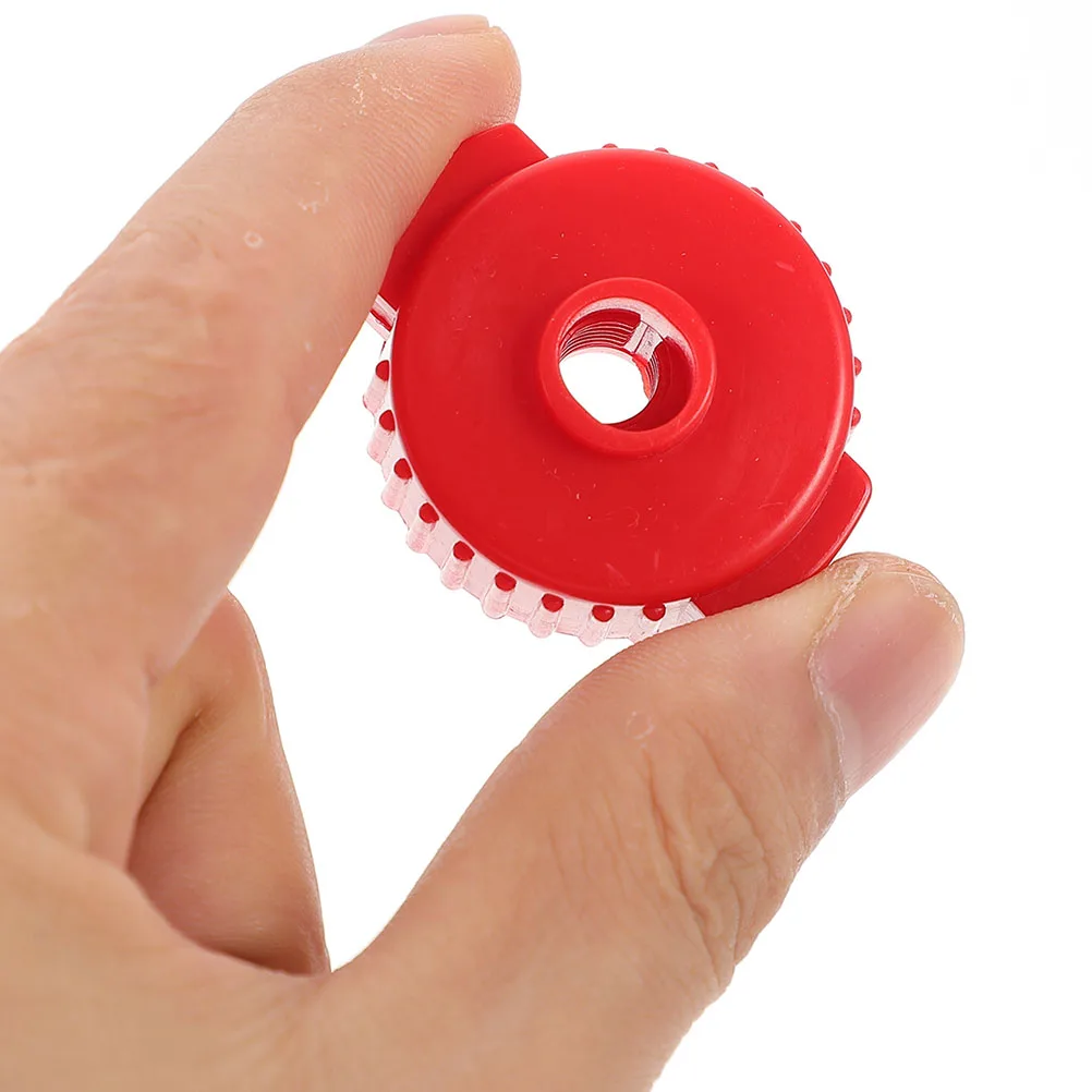 

6 PCS Percussion Instrument Accessories Drum Cymbal Quick Release Cap Part Cymbals for Drums Red