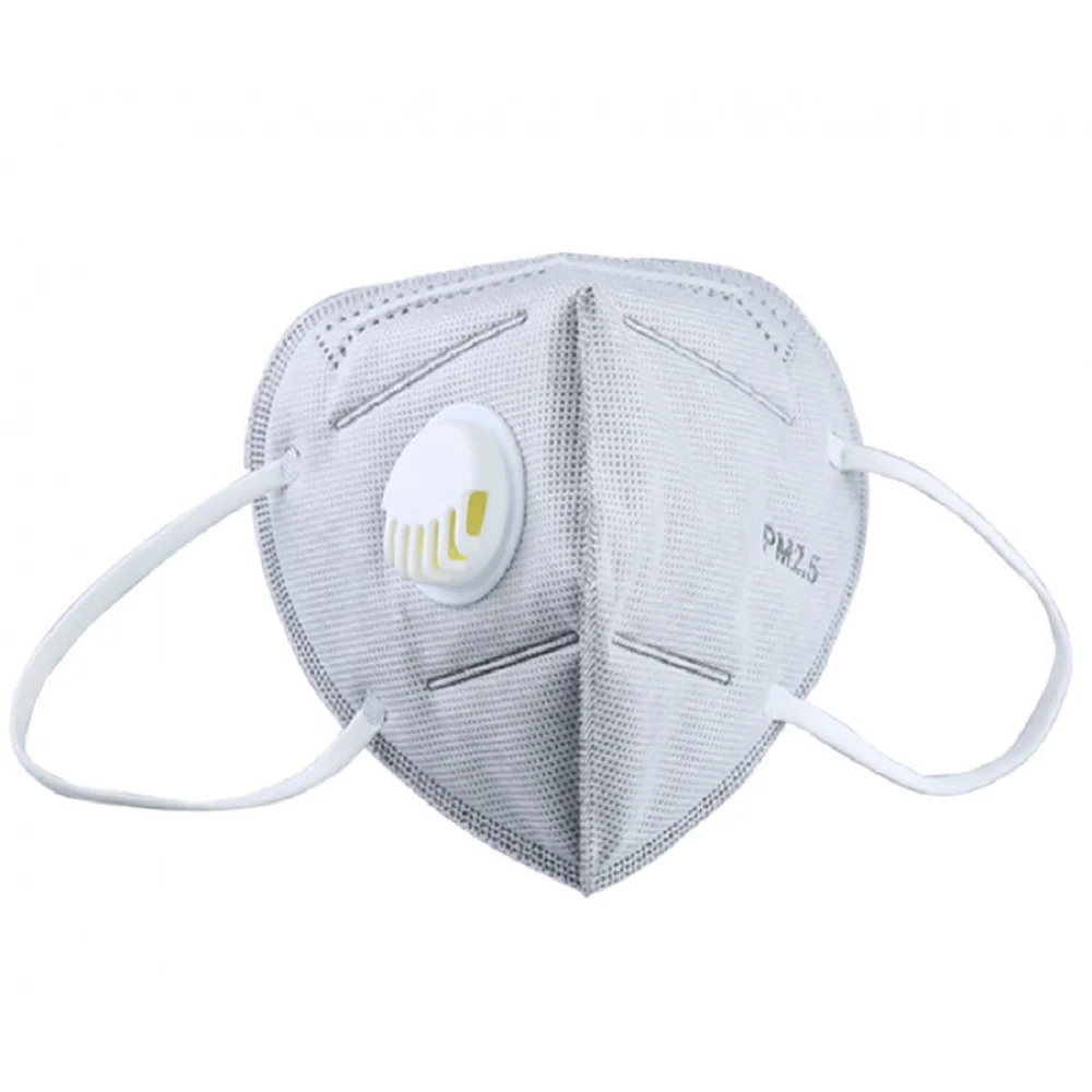 Breathing Mask With Valve and Active Charcoal