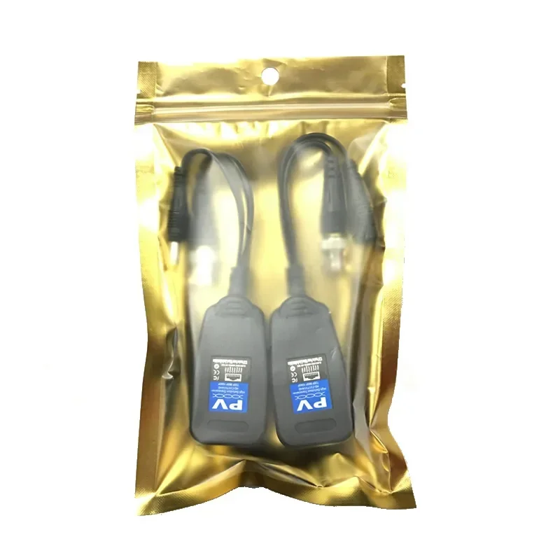 Para 2MP 3MP 4MP 200M rango HD CVI/AHD/TVI Twisted BNC CCTV transceptores pasivos Cat5 CCTV UTP Video Balun IPC para ESCAM 205PV