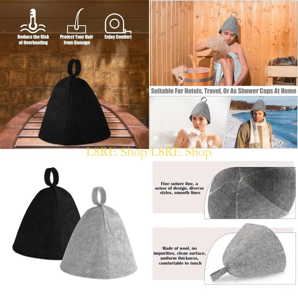 

L8RE 2PCS SAUNA HATS