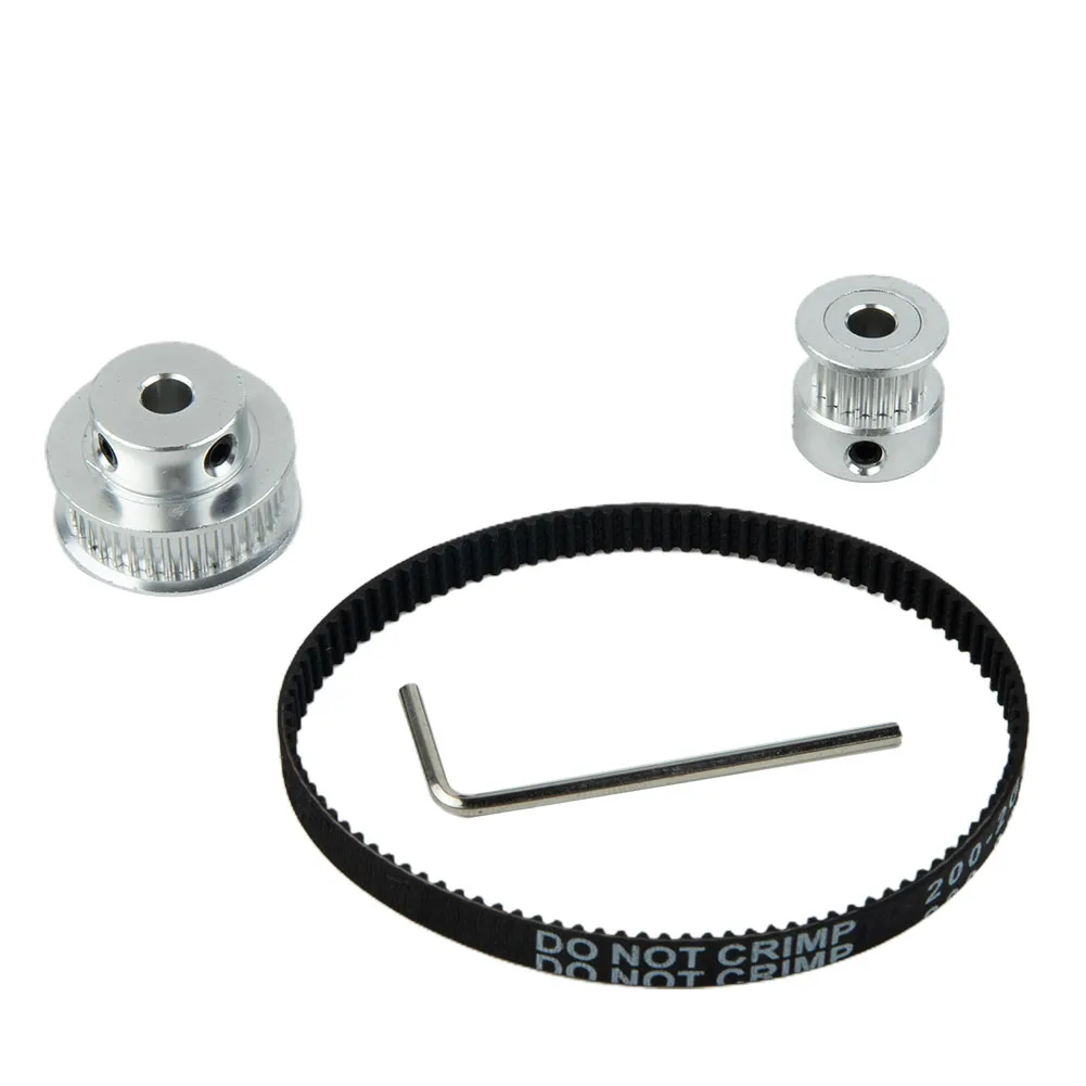 Brand New Synchronizer Pulley Belt Pulley 5mm Bore Timing Pulley Timing Pulley With Belt/wrench 20 Teeth Timing Pulley