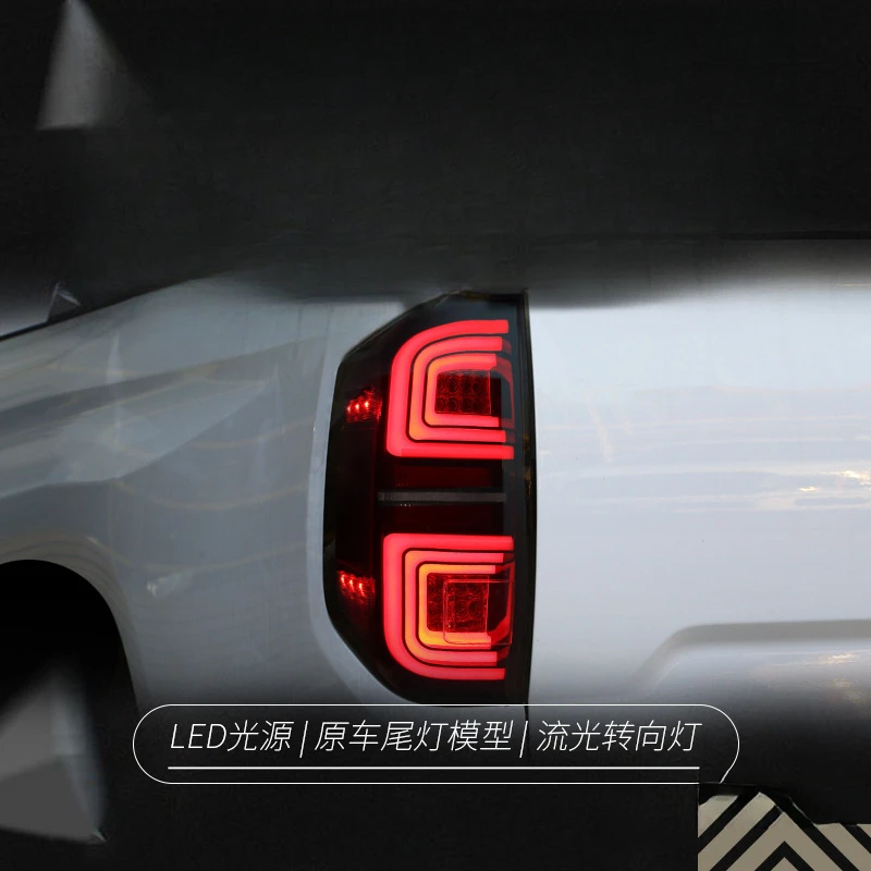 

Подходит для Toyota Tundra 2014-2021: Новая сборка задних фонарей, модифицированные светодиодные ходовые огни, стоп-сигналы, динамические указатели поворота