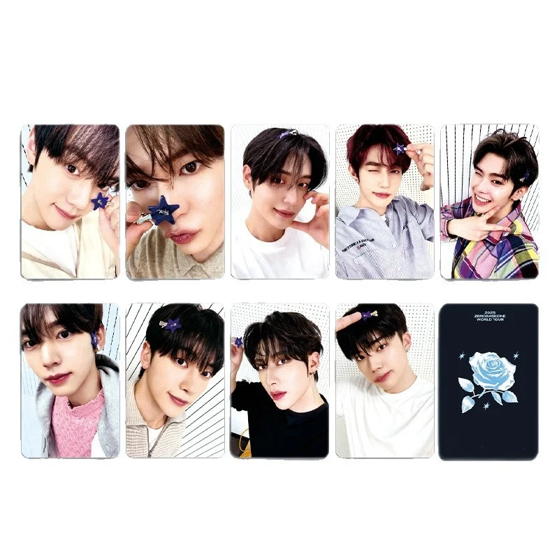 ZEROBASEONE World Tour HERE & NOW Card 9pcs/Set Special Card Double Sides Printing LOMO Card ZhangHao HanBin Collection Gift