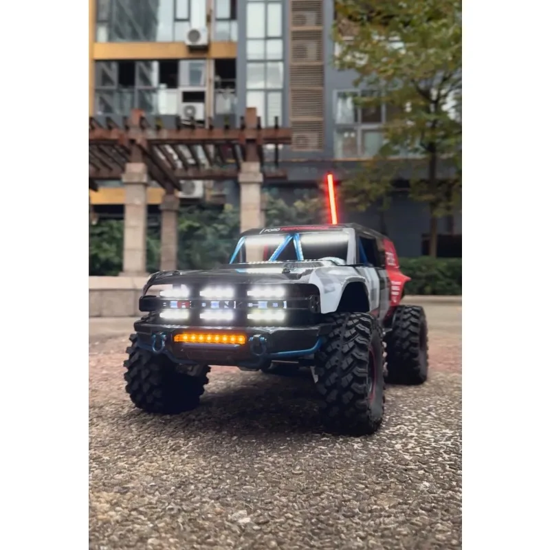 Waterproof Flexible Antenna Light Bar for MJX H8P 1/8 Scale  RC Crawler TPU Durable Base Night Driving Easy Install Parts