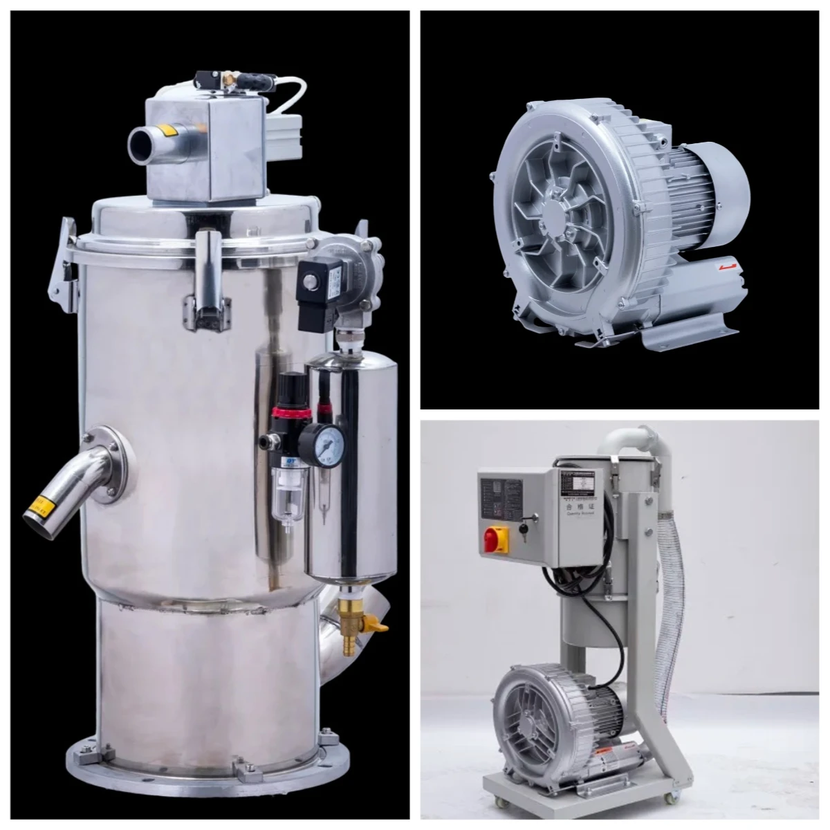 

Plastic Pellets Hopper Loader Raw Material Vacuum Autoloader Industrial Conveyors for Plastic Molding Machine