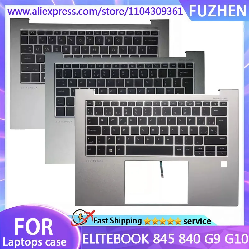 

New For ELITEBOOK 845 840 G9 G10 Laptop Keyboard Palm Holder/Host Cover Keyboard/US UK SP LA Keyboard Touchpad N09058-001