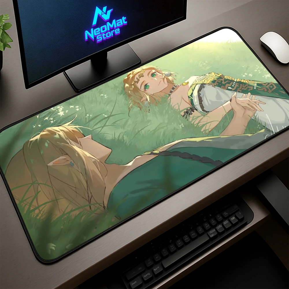 

Mousepads 700x300mm Deskmat 600x350mm Rubber Pad Keyboard Desktop Setup Table Mat Anime Gaming Accessories Zelda Link Relax