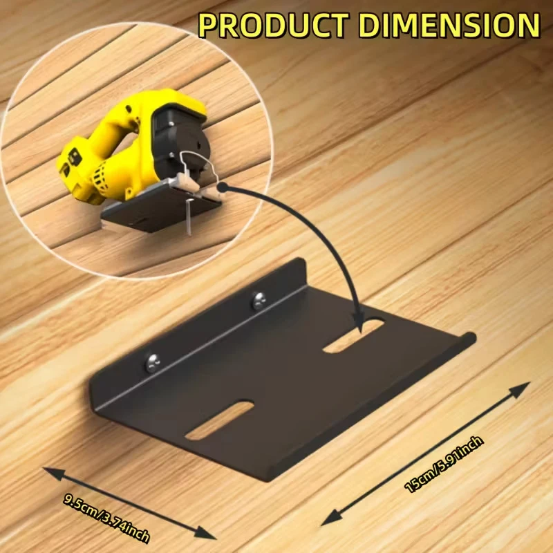 Heavy-Duty Metal Saw Blade Rack, Adjustable Storage for Multiple Sizes, Freestanding or Wall Mount, Industrial Tool Organizer