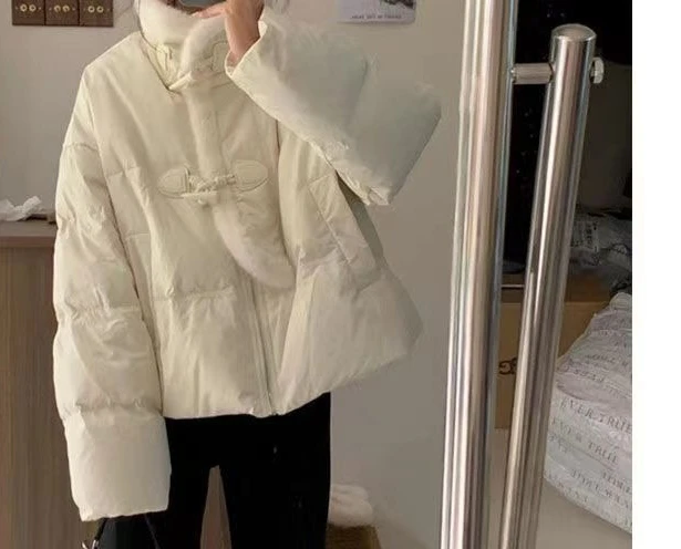 تنوعا معطف القطن القصير الخبز القطن معطف الشتاء نمط جديد فضفاض سميكة الدافئة بلون سترة قطن