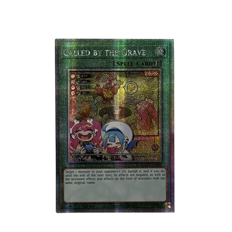 Yu-Gi-Oh! Kolekcja DIY Karty Proxy Nieoryginalne Called by the Grave Seventh Tachyon Nieoryginalne Karty Kolekcjonerskie Zabawki