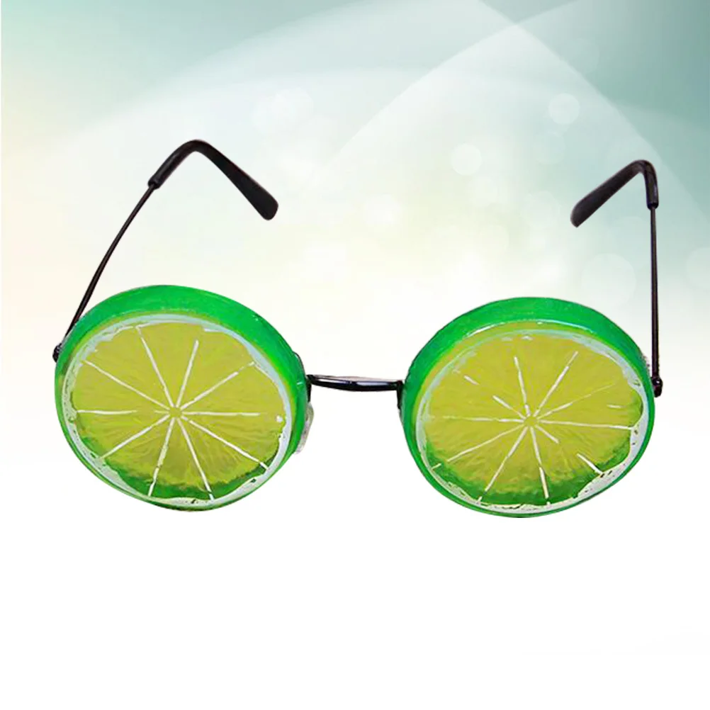 Lemon Eyeglasses Green Soft Comfortable Texture for Funny Party Masquerade Dance Gathering Festival Costume Accessory