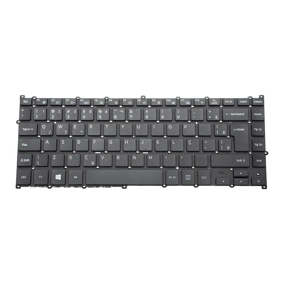 Keyboard for Samsung NP300E4M ABNT2 Black Notebook