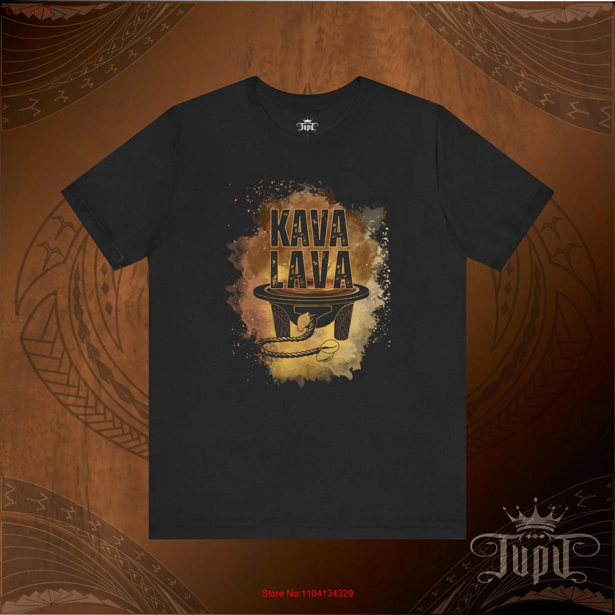 KAVA LAVA Jersey  T Shirt Pacific Islander Polynesian Drink Samoan Tongan Fijian Hawaiian Fai Kalapu