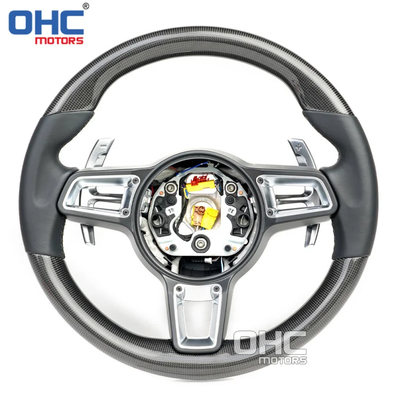 For Porsche Cayenne 918 911 718 985  2019 upgraded and modified carbon fiber steering wheel assembly
