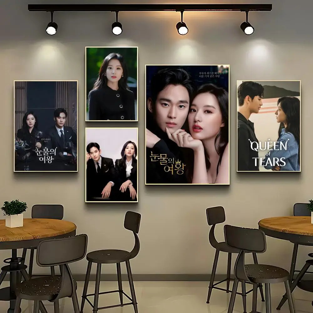 TV Queen of Tears Poster Posters Anime Room Decor Decoration Movie Backpack Wall Interior Music Wall Art