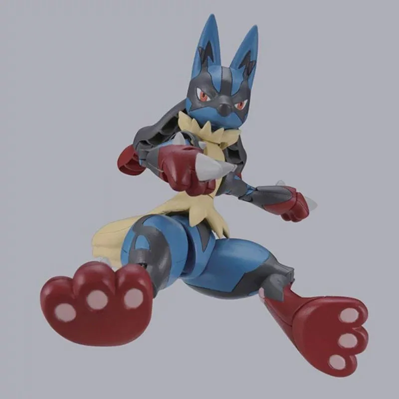 En Stock Bandai Original POKEMON Poke Pla Mega Lucario Aninm figura de acción completa modelo juguete regalos WY