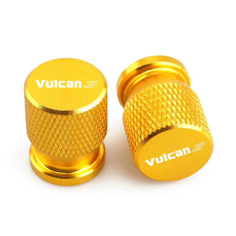 For Kawasaki VULCAN S 650cc 650 CC Motorcycle CNC Accessorie Wheel Tire Valve Air Port Stem Caps Airtight Covers logo "VULCANS" - Image 6