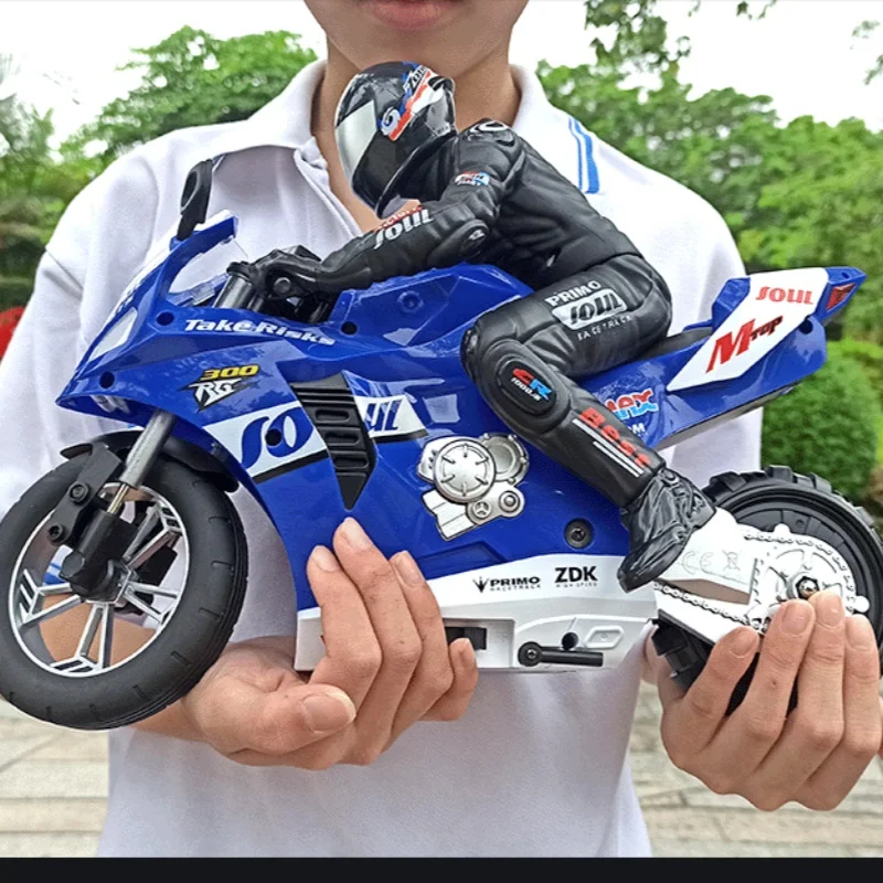 Nieuwe 1:16 Rc Motorfiets Hoge Snelheid Drift Spin Stunt Staande Multi-Gear Grote Elektrische Afstandsbediening Auto Kid Cadeau