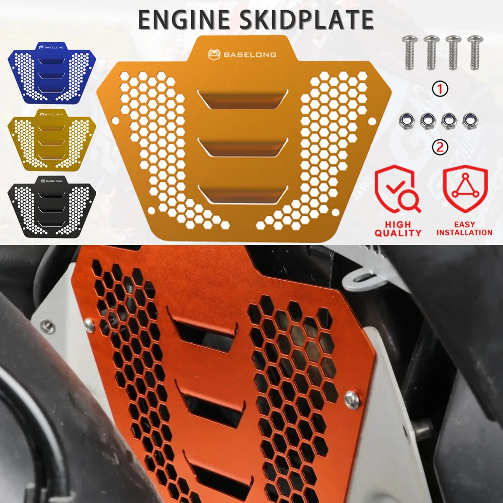 

New FOR 790 890 Adventure R S ADV R/S 2018-2023 Motorcycle Accessories Skid Plate Engine Guard Chassis protector Cover Crap Flap