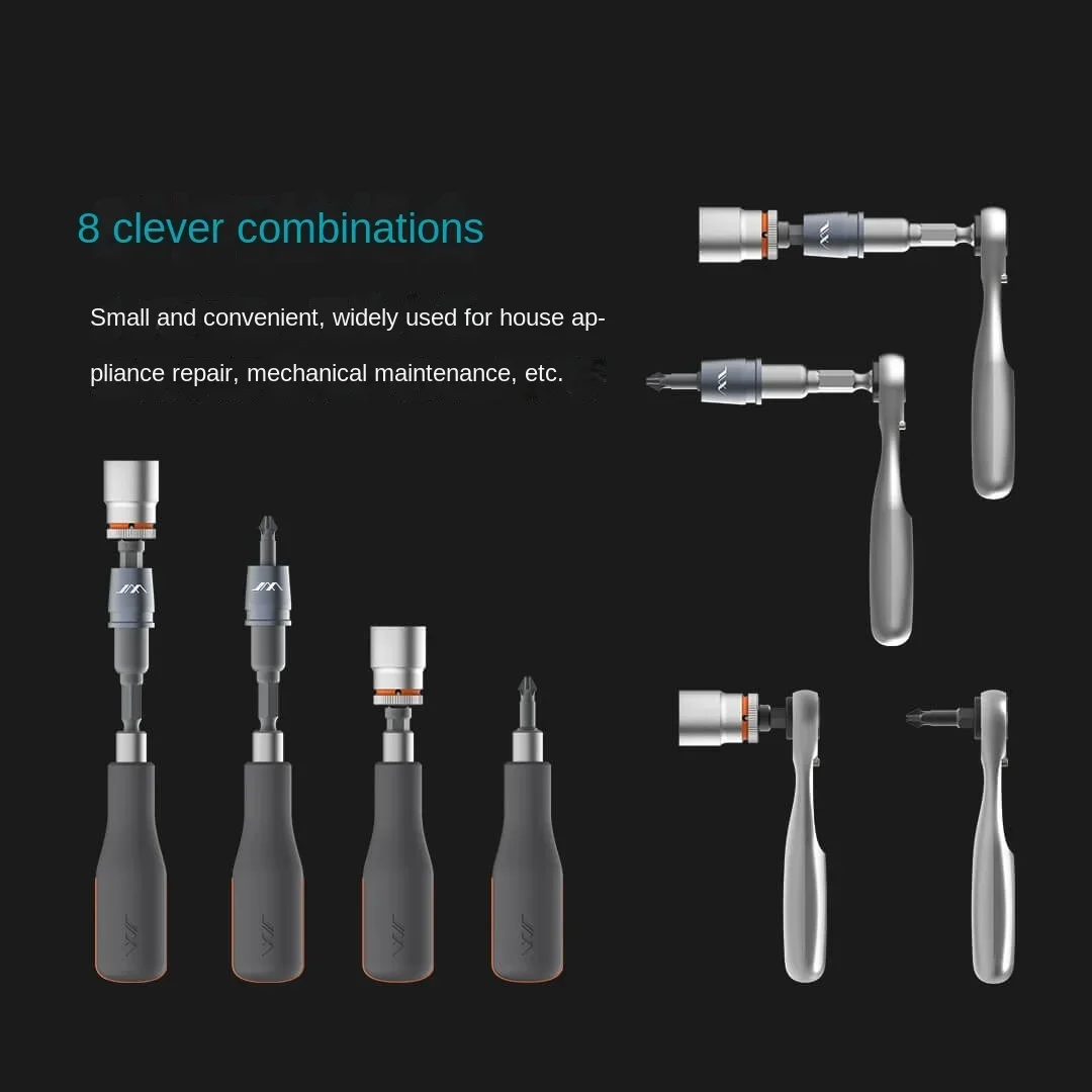 Xiaomi JIMIHOME 41 IN 1 Sleeve Screwdriver Set Ratchet Socket Wrench Kit Spanner Handle S2 Magnetic Bits DIY Home Repair Tools