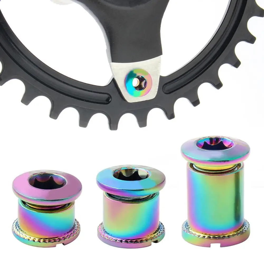 

Bike Maintenance Bike Screws High-Strength Bolts Light Weight Non-Slip Design Tight Tooth Pattern For Chainring