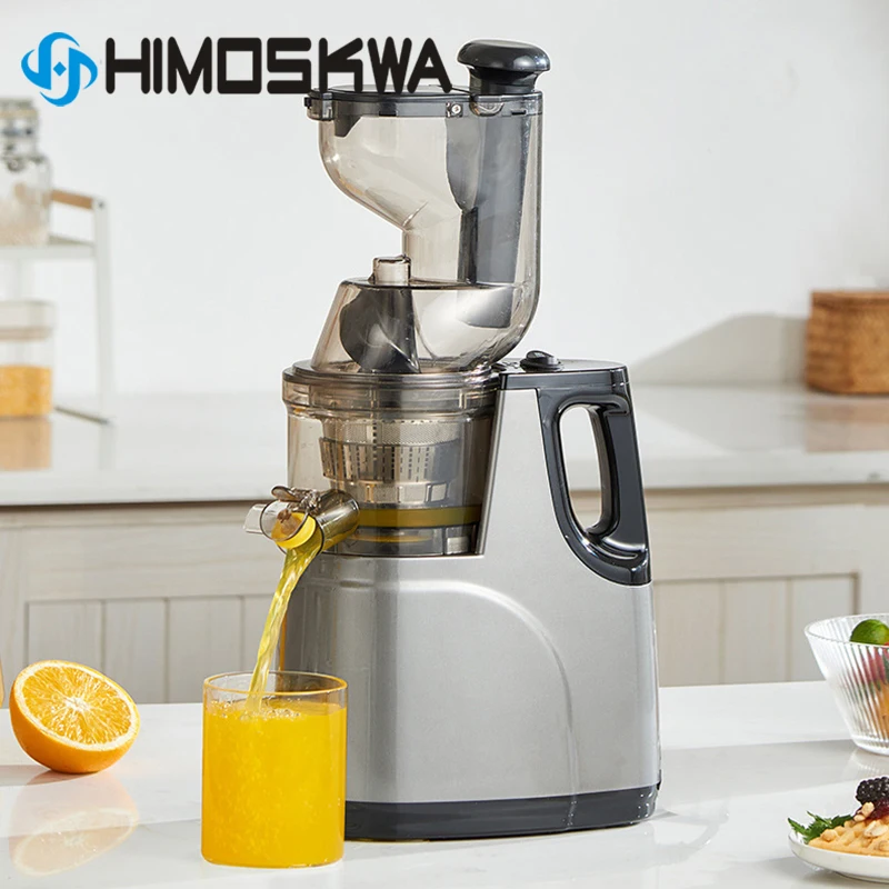 Residue Separation Extractor Original Juice Machine Household Automatic Slow Cold Press Large Caliber Orange Juicer Machine 110V