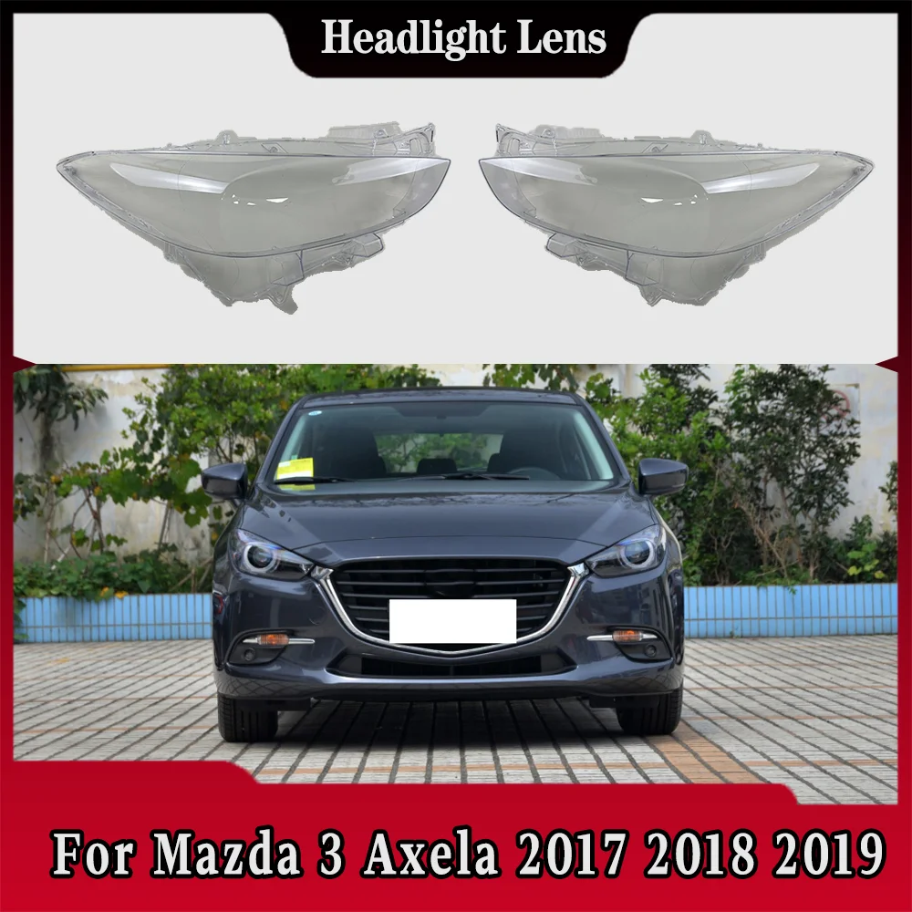 

For Mazda 3 Axela 2017 2018 2019 Xenon Headlight Transparent Shell Headlamp Cover Lens Plexiglass Replace The Original Lampshade