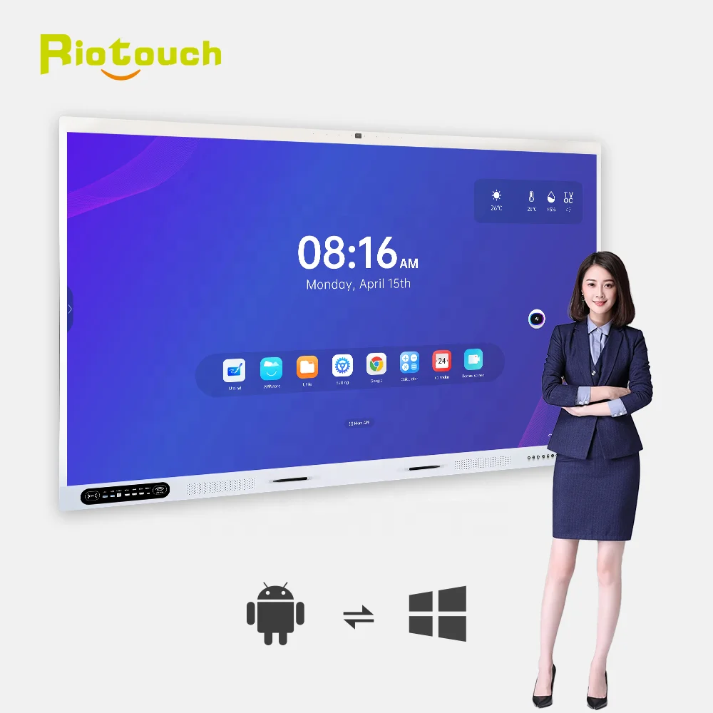 65/75/86 Inch New Products Flat Panel School Smart Board For Teaching Interactive Whiteboard Smart Interactive Boards