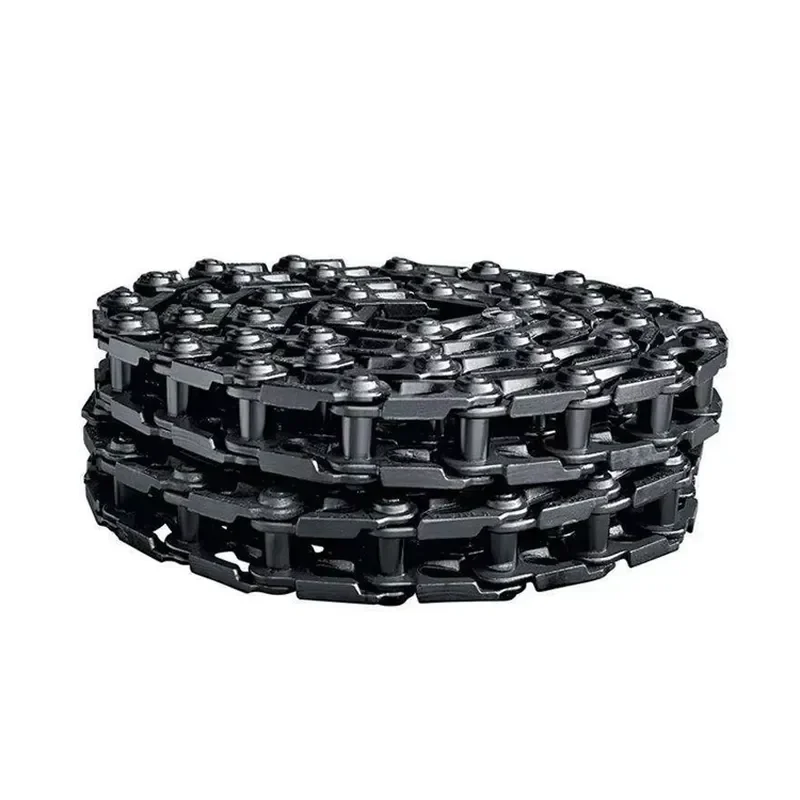 RSBM Black Excavator Track Group Assembly Armed Chain Dry Chain Rubber Track