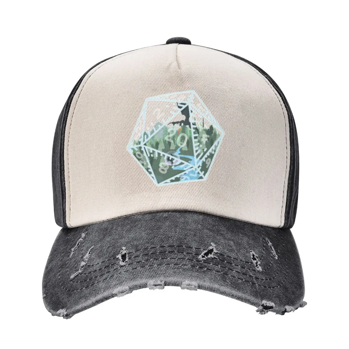 

Inside a D20 Baseball Cap birthday men's big size hat custom Hat Boy Child Women's