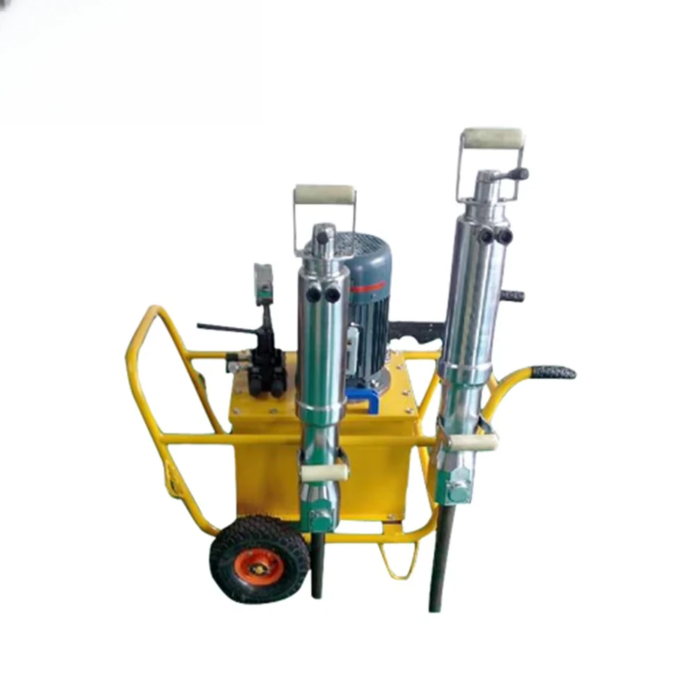 Hydraulic rock splitting machine foundation pit excavation splitting machine road widening concrete bridge pier