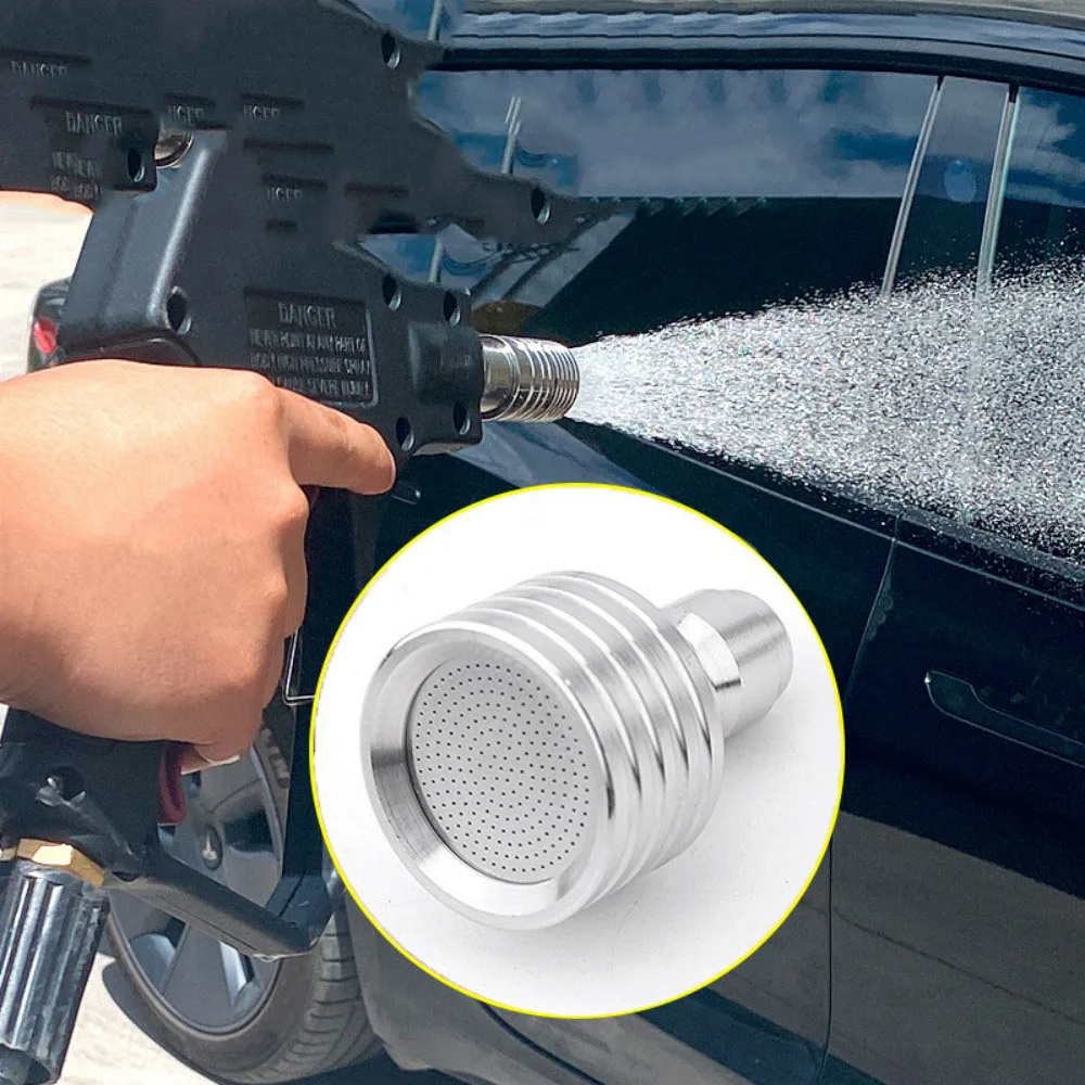 High Pressure Water Gun Interface Washing Nozzle Stainless Steel Shower Blades 1/4 Quick Connect Wash Cars Garden Urban Tool image 2