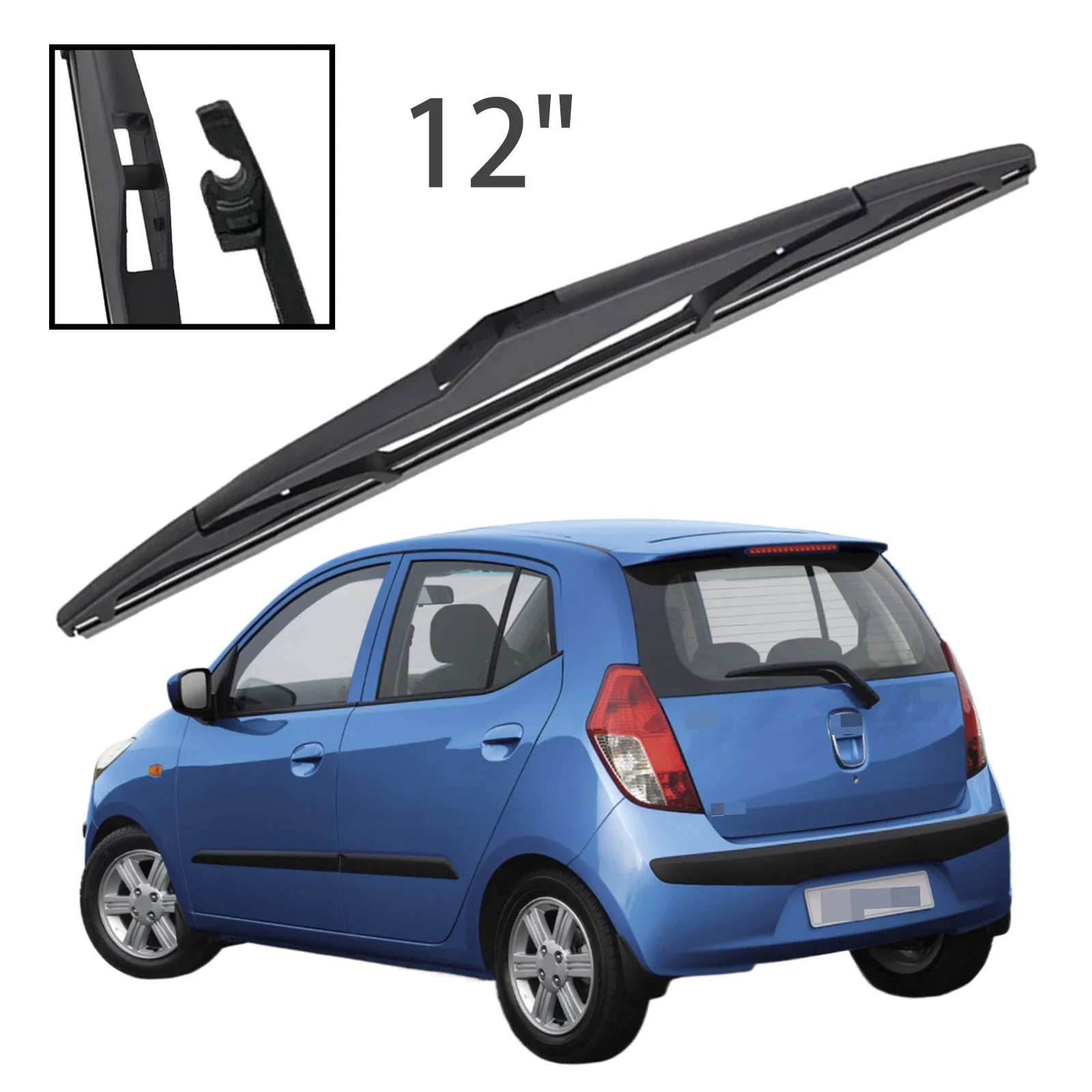 

For Hyundai i10 2007-2013 MK1 Car Accessories 12" Rear Windshield Windscreen Washer Wiper Blade